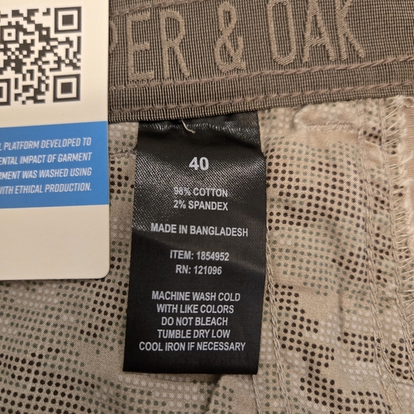 Copper & Oak Venture Ripstop Cargo Shorts Size 40 Inseam 10" Tan Flex Waist - Picture 4 of 11